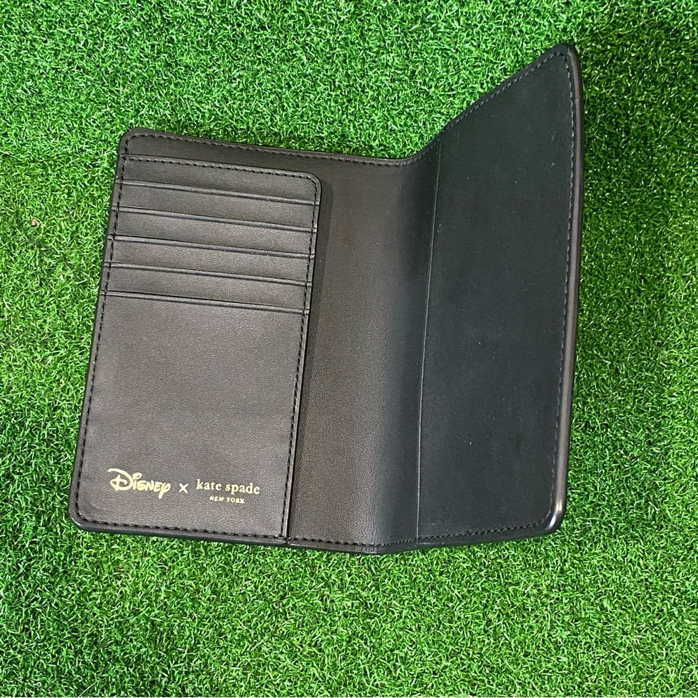 Kate Spade X Disney Minnie Mouse Passport Holder/ Black 6”x4” - Picture 3 of 4